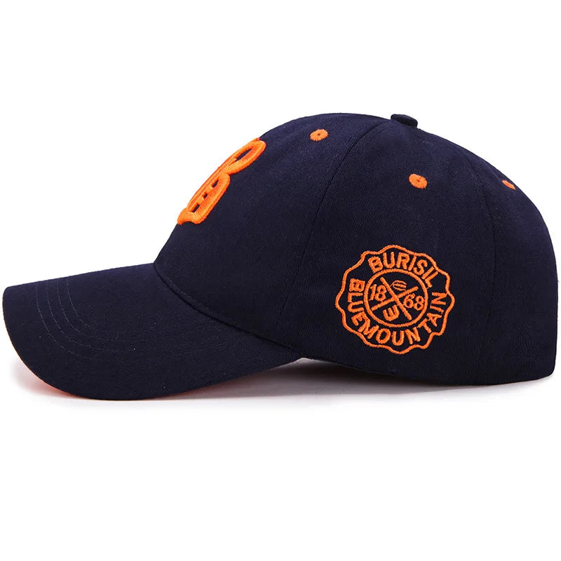 3D Embroidered Curved Brim Cap