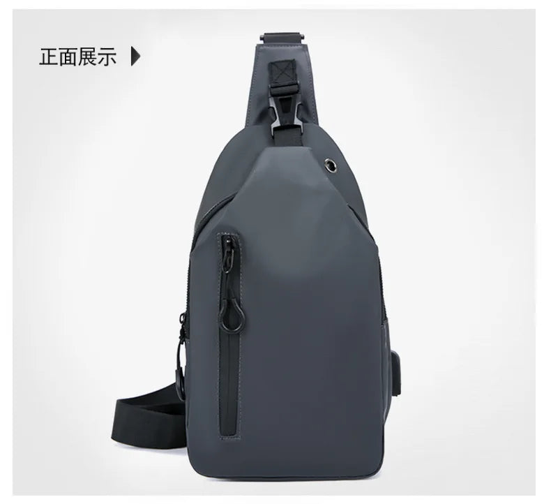 Men’s Sling Crossbody Bag – Compact, Modern, and Waterproof