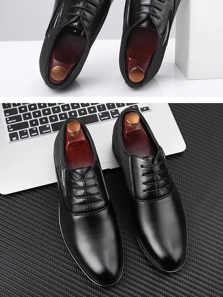 Herrenschuhe – Klassisches Freizeitleder, weich und formell