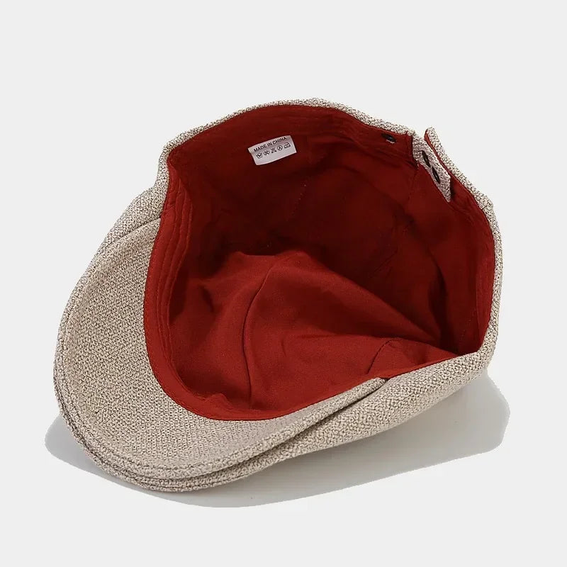 Men's Linen Beret – Timeless Style