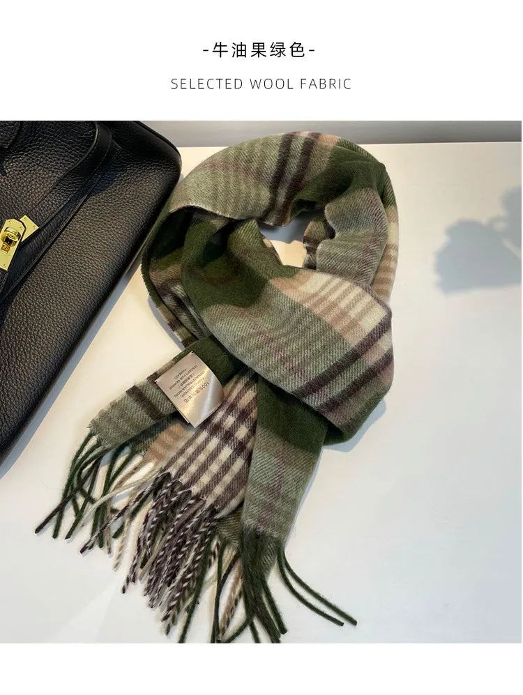 Men's wool scarf - British versatile