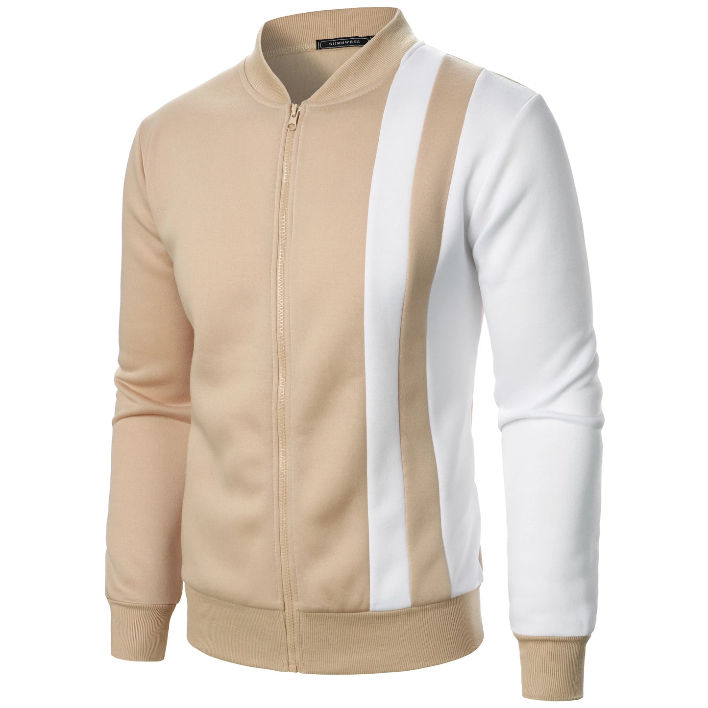 Men’s Sport Jacket with Contrasting Design and Slim Fit