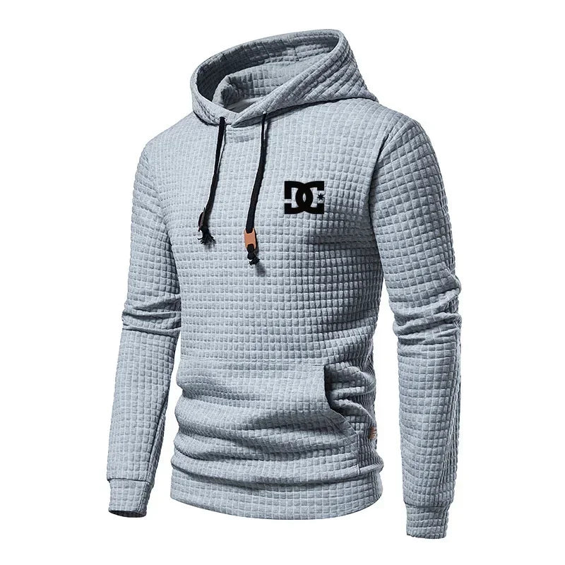 DC Men’s Hoodie – Textured Urban Design