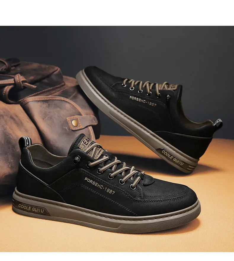 Men's Shoes - Men's Leather Casual, Fashion Sports Shoes