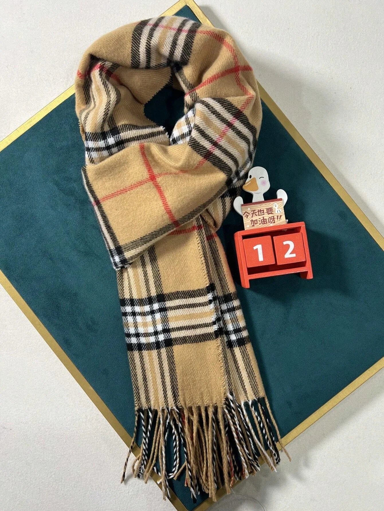 Warm Scarf - Winter Design, Men's Shawl.