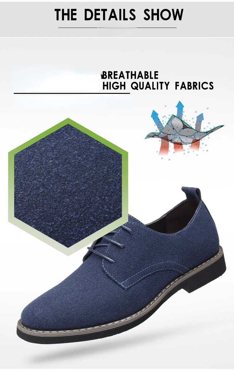Herren Freizeitschuhe - Wildleder mit Schnürsenkeln