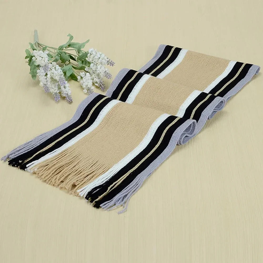 Classic Men's Scarf - Striped Business Casual