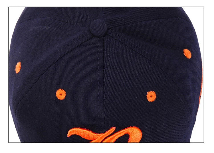 3D Embroidered Curved Brim Cap