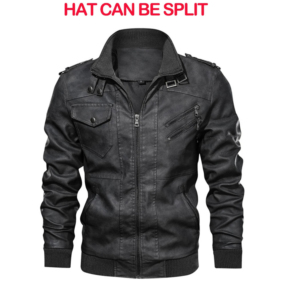 Men’s Urban Style Jacket with Inner Lining and Sleek Design