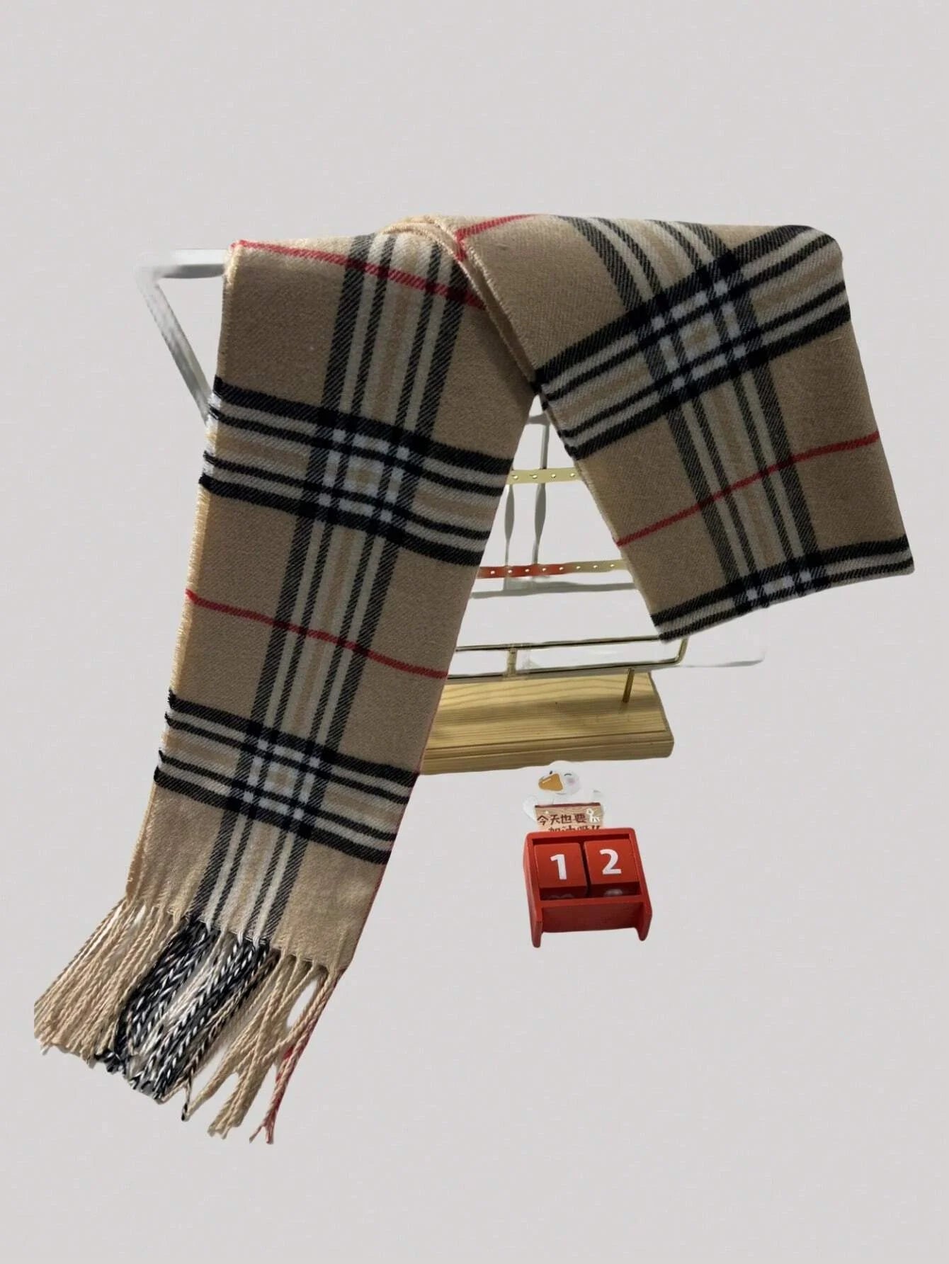 Warm Scarf - Winter Design, Men's Shawl.