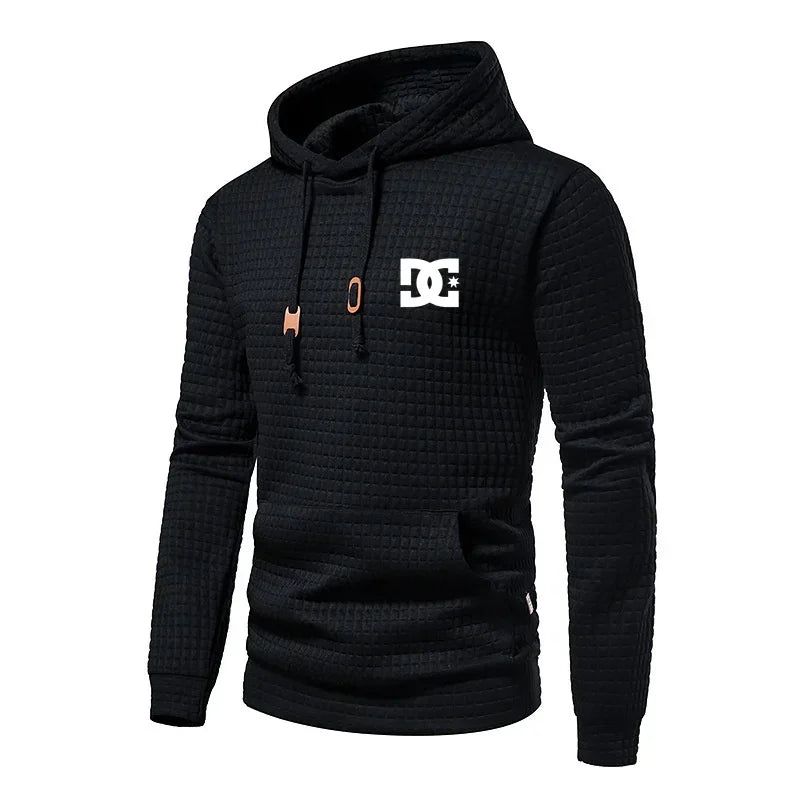 DC Men’s Hoodie – Textured Urban Design