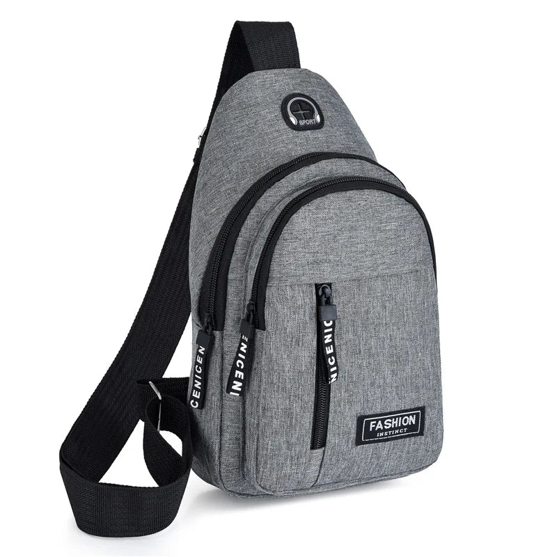 Men’s Casual Crossbody Sling Bag – Lightweight Urban Chest Pack for Daily Essentials