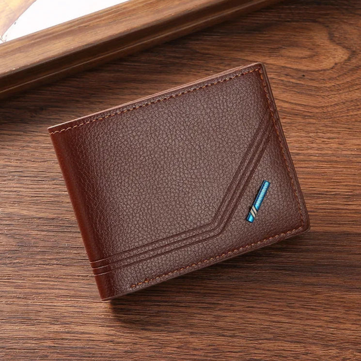 Men’s Wallet – Modern Design with Contrast Stitching