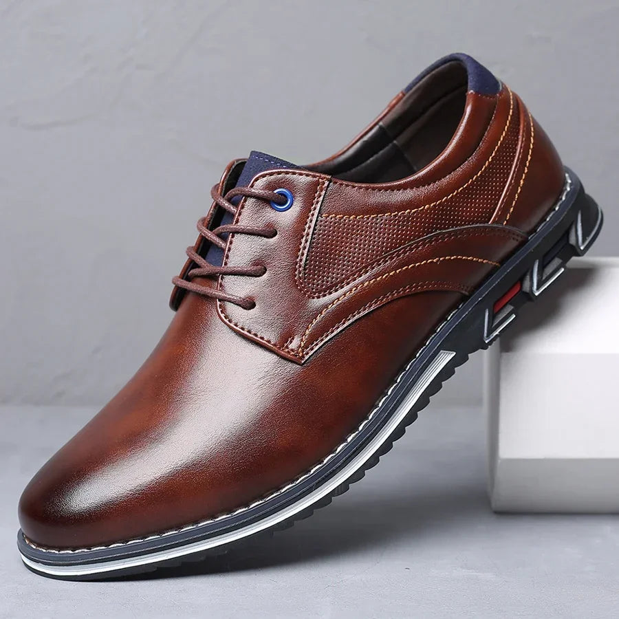 Retro Herrenschuhe - Business Brand Lederschuhe