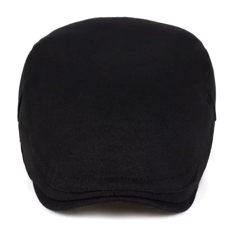 Men's Classic Beret with Subtle Side Adjustment