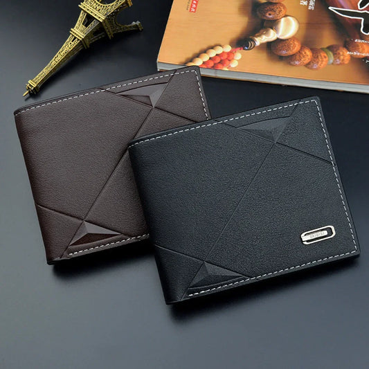 Men’s Wallet – Modern Design with Contrast Stitching