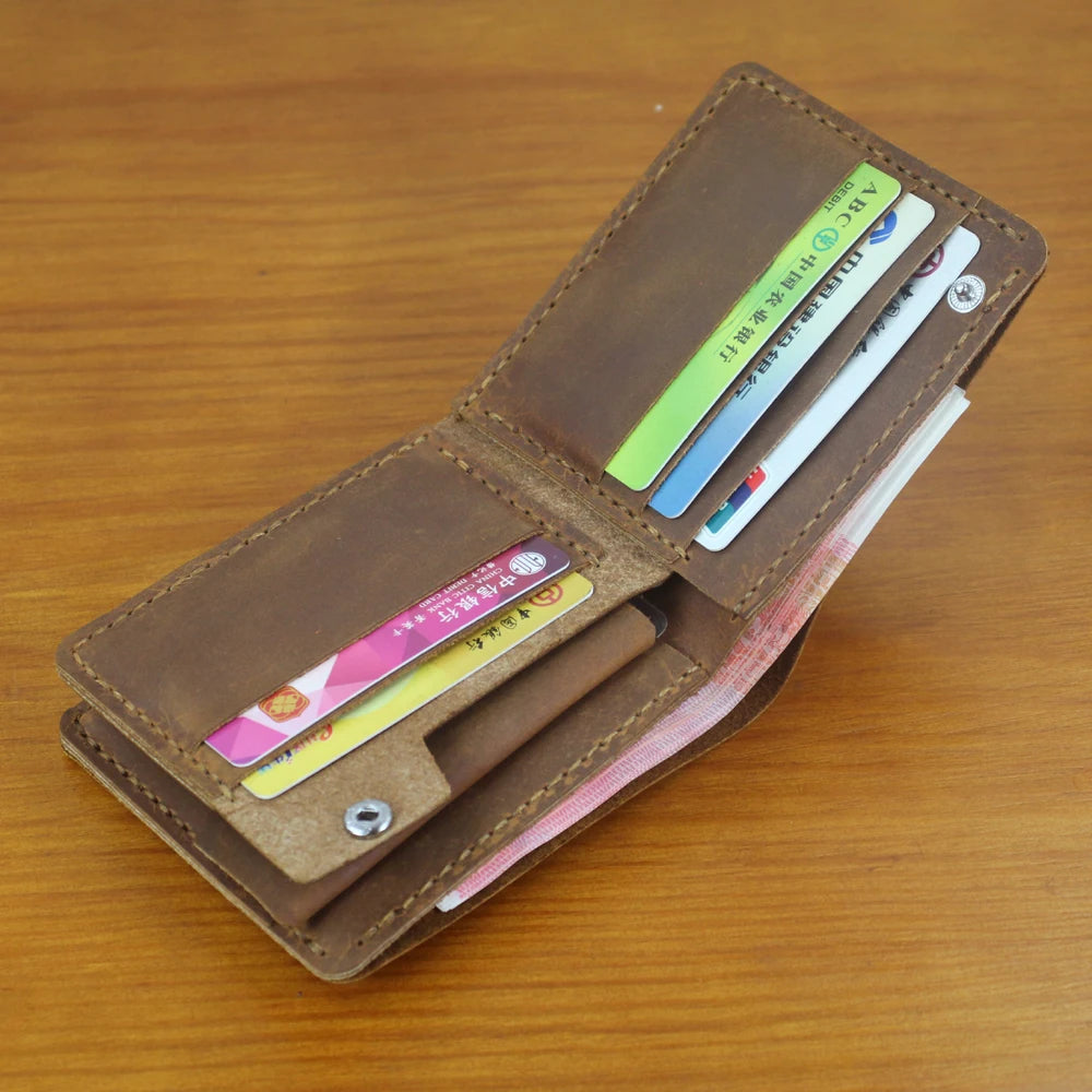 Men’s Wallet – Compact Model with Coin Pocket