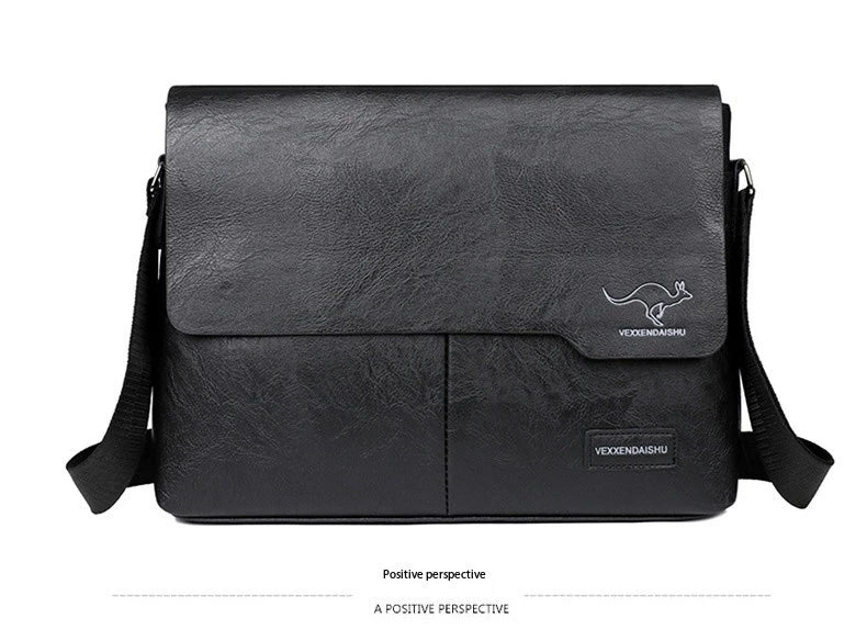 Men’s Messenger Bag – Timeless Sophistication for Stylish Men | Perfect for iPad and Laptop