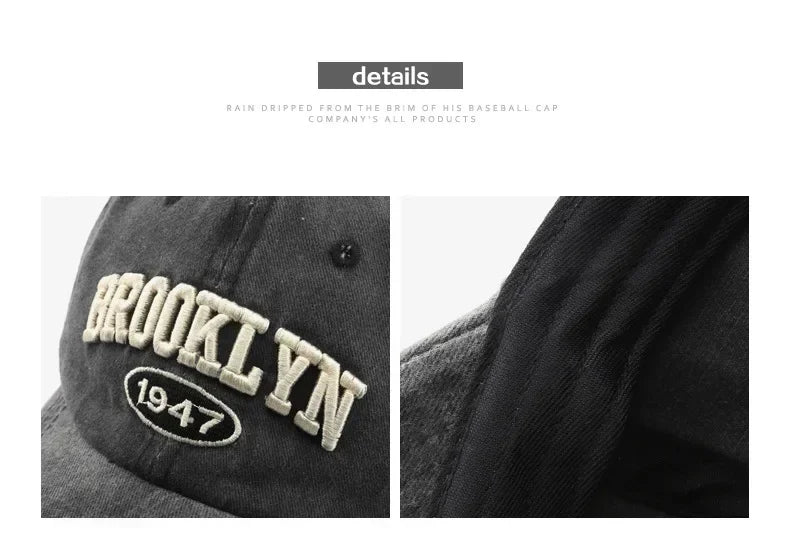Vintage Brooklyn Cap – Retro Casual Style