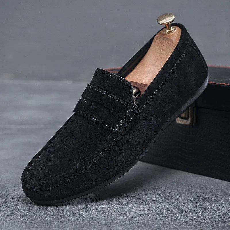 Frühlings-Loafer für Herren – Wildlederschuhe, weich und hochwertig