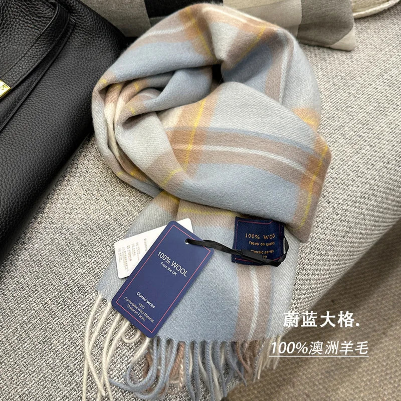 Men's wool scarf - British versatile