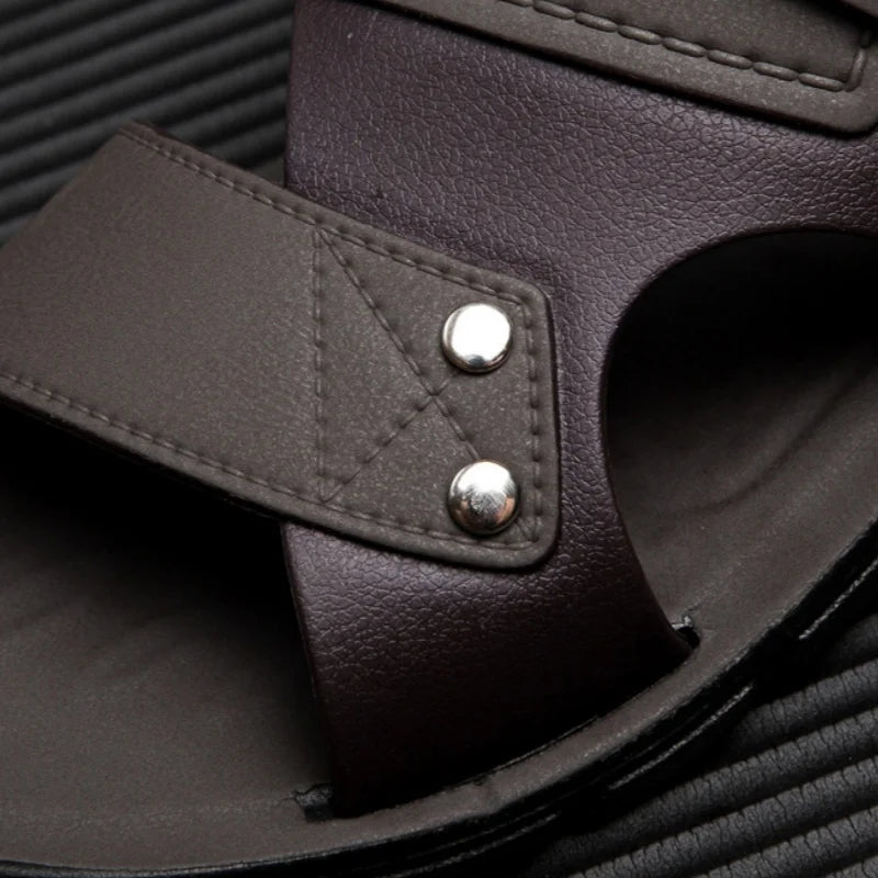 Classic Men's Sandal - Comfortable Beach Flip Flop, Soft Sole