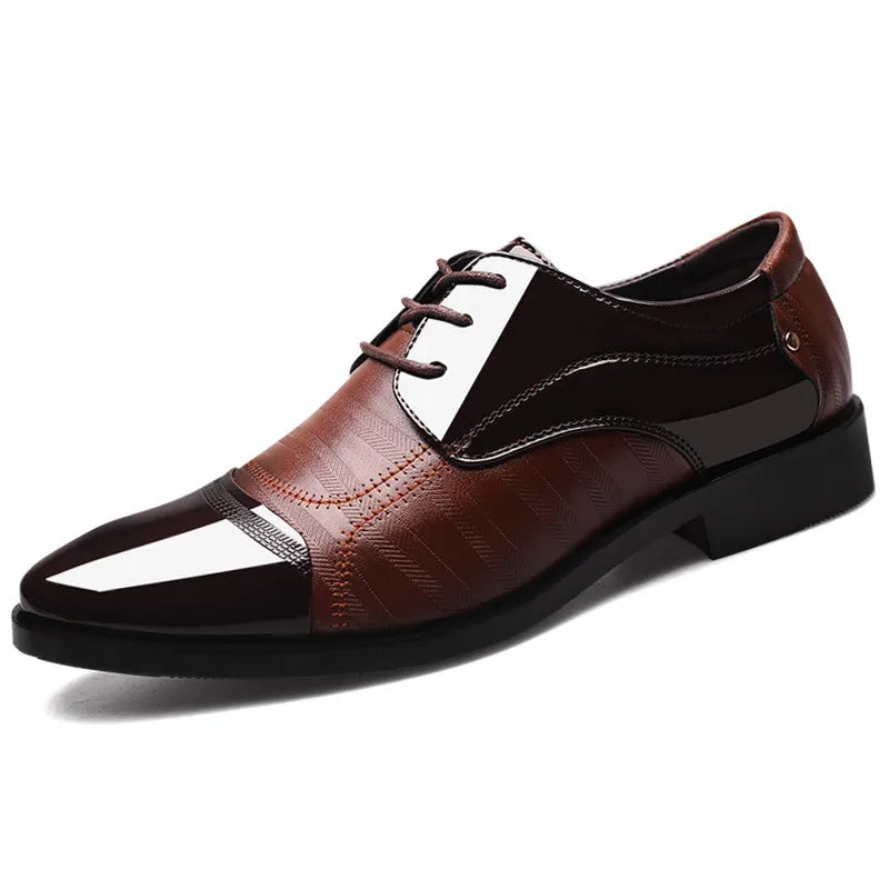 Formelle Lederschuhe für Herren – spitze Zehenpartie, lässige Luxus-Herrenschuhe für Herren