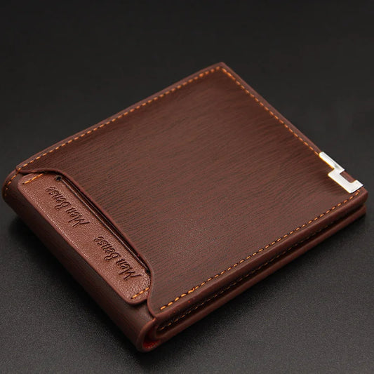 Men’s Wallet – Modern Design with Metal Detail