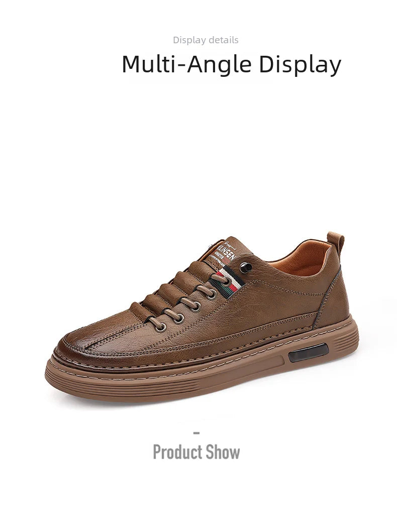 Men's Versatile Casual Shoes - Ultra Soft Leather and Pleasure
