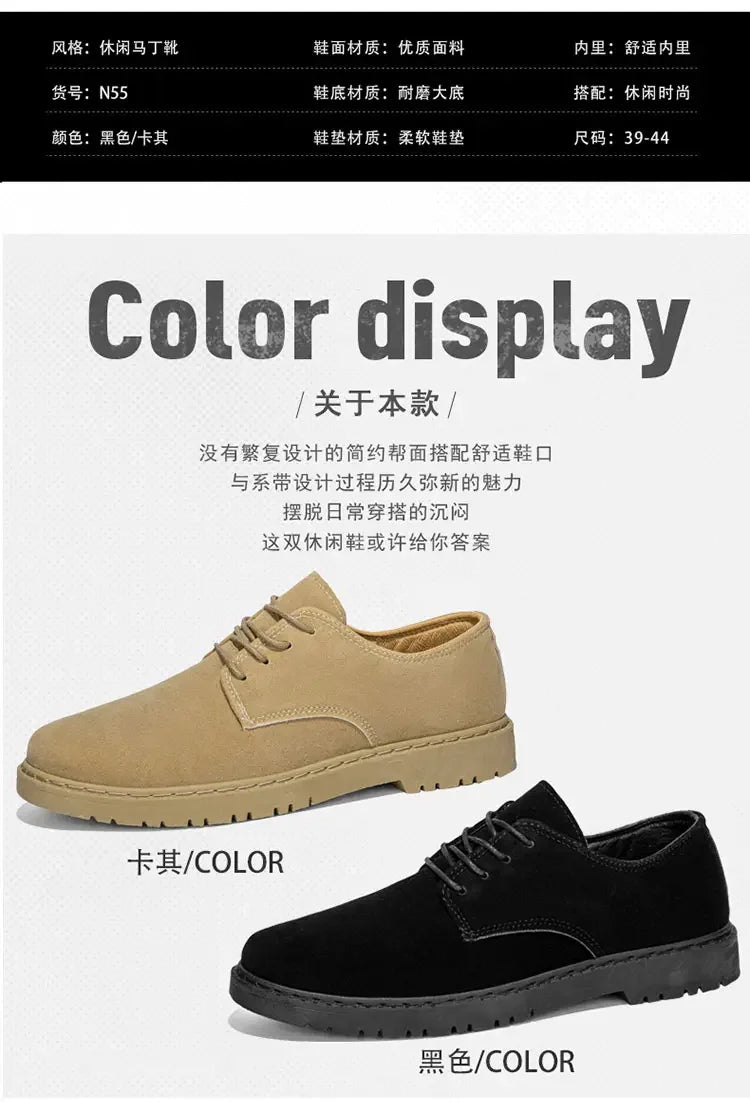 Men's Sneakers - Fashionable Formal Loafers with Soft Sole