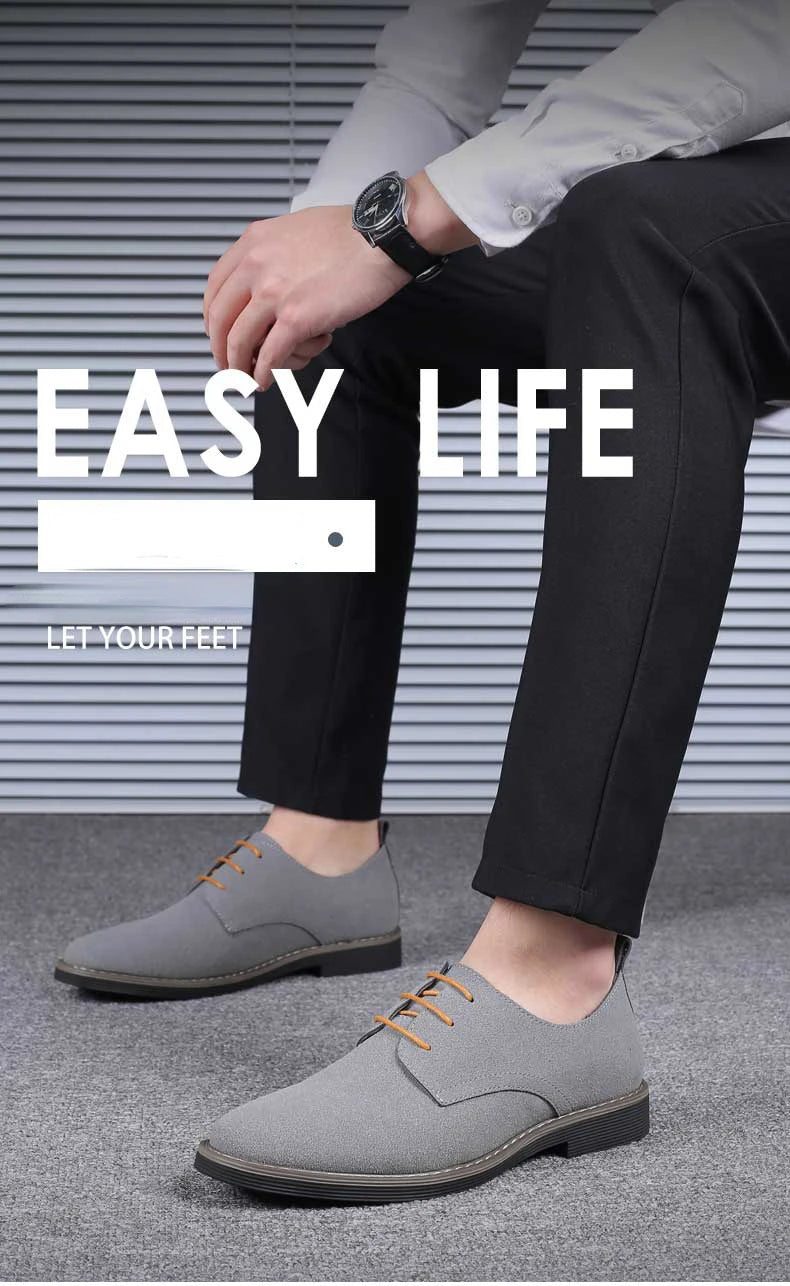 Herren Freizeitschuhe - Wildleder mit Schnürsenkeln