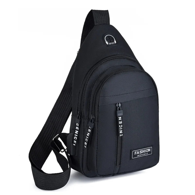 Men’s Casual Crossbody Sling Bag – Lightweight Urban Chest Pack for Daily Essentials