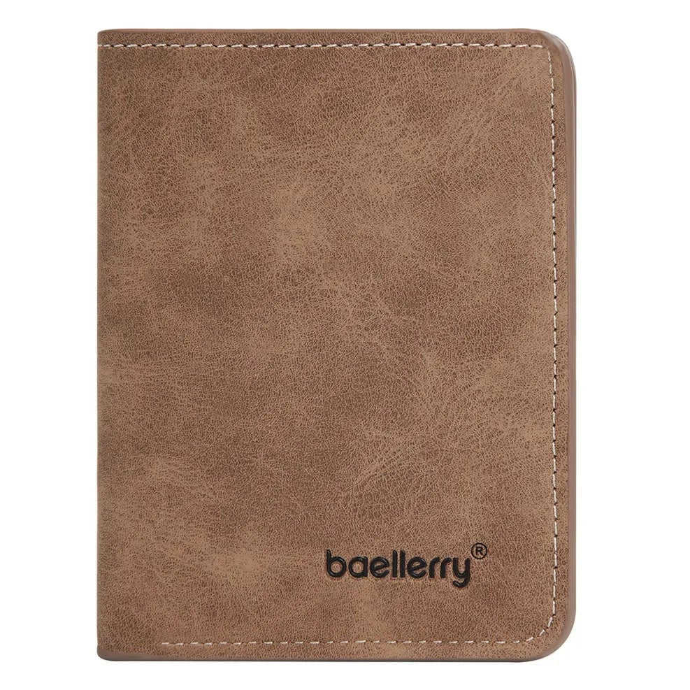 Slim Men’s Wallet with Multiple Card Slots and ID Window – Compact and Stylish