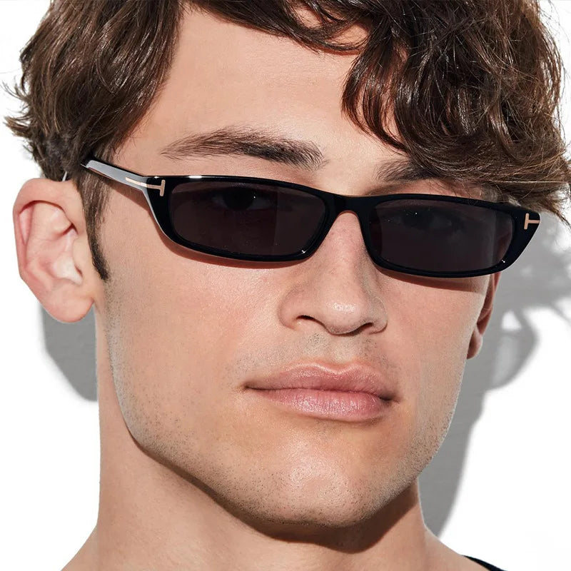 Men’s Rectangular Sunglasses – Modern and Minimalist Style UV Protection
