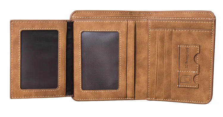 Men’s Synthetic Leather Wallet – Classic and Functional Design