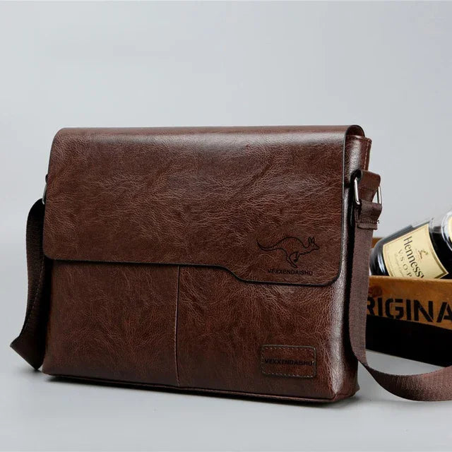Men’s Messenger Bag – Timeless Sophistication for Stylish Men | Perfect for iPad and Laptop