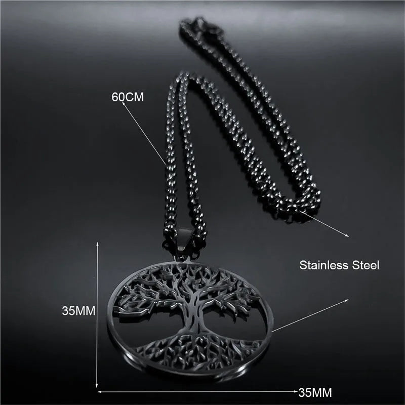Tree of Life Men’s Necklace – Symbol of Strength and Connection