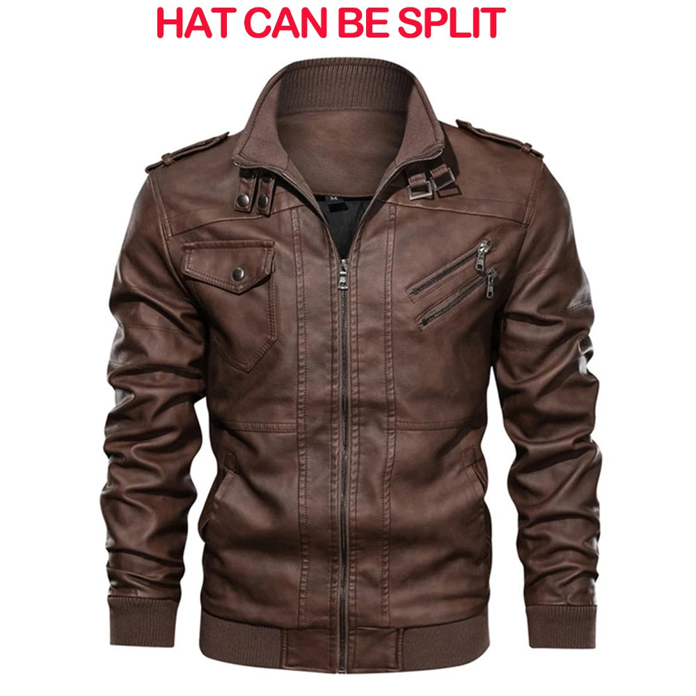 Men’s Urban Style Jacket with Inner Lining and Sleek Design