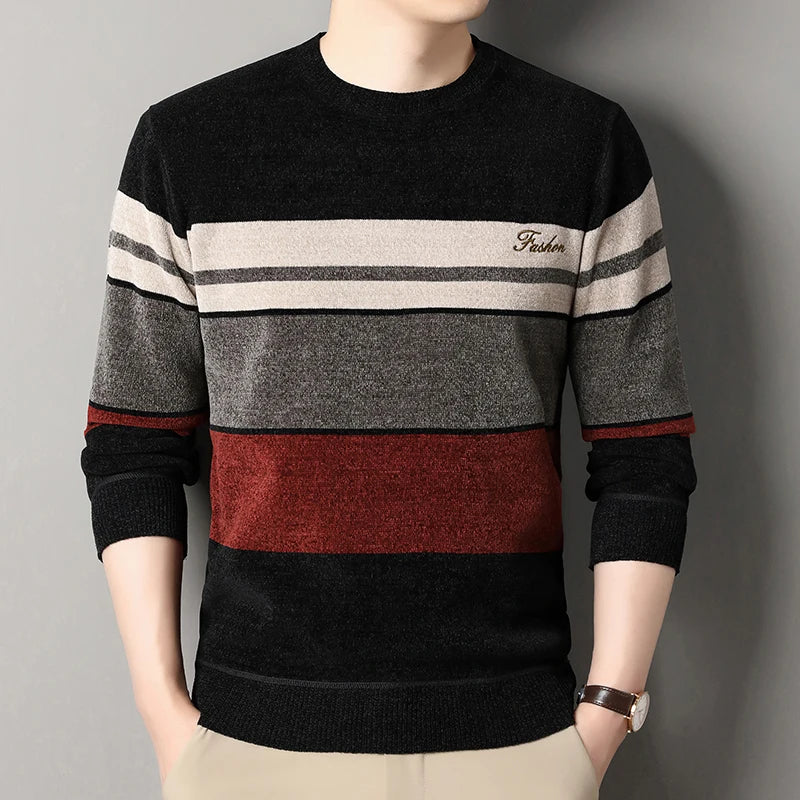 Men’s Multicolor Striped Sweater