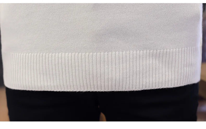 Men’s Sweater with Vertical Stripe Detail