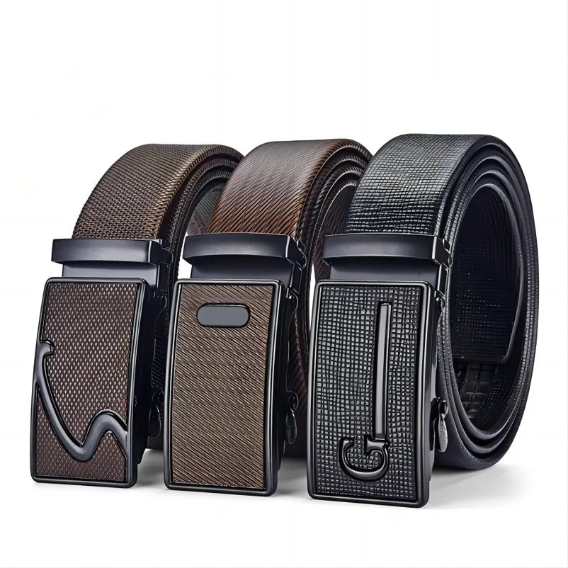 Men’s Automatic Buckle Belt – Elegant Leather Waistband