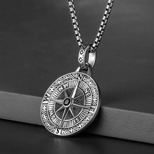 Men’s Compass Necklace – Freedom & Direction