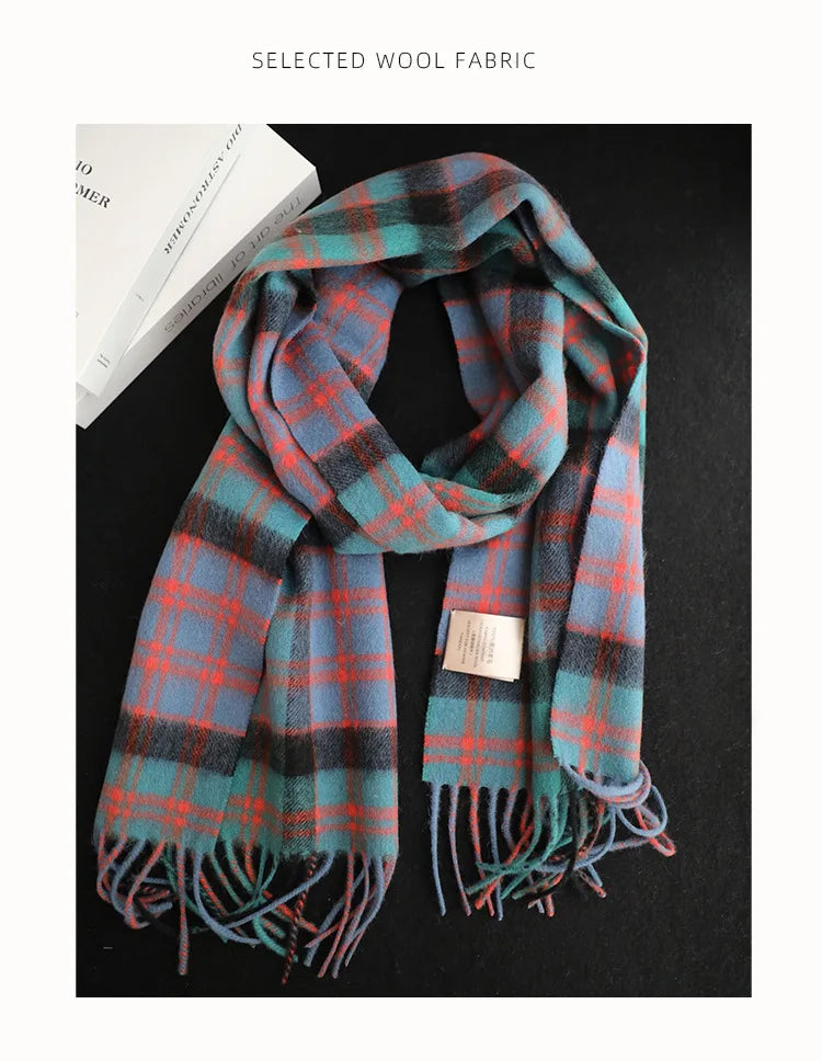 Men's wool scarf - British versatile