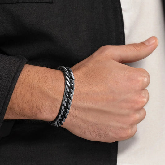 Men’s Stainless Steel Thick Link Bracelet