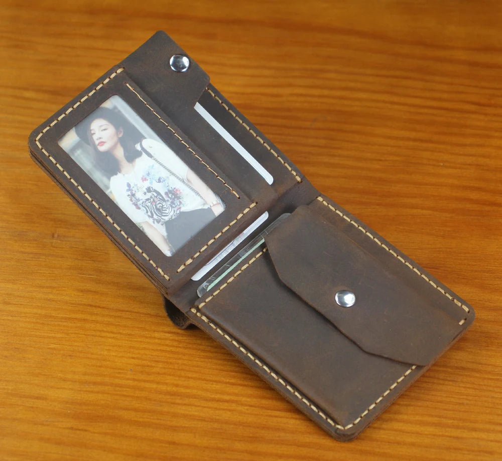 Men’s Wallet – Compact Model with Coin Pocket