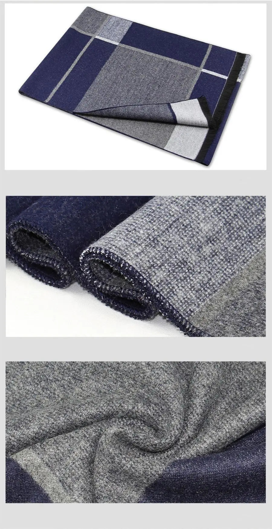 Men’s Modern Patterned Scarf – Style and Sophistication