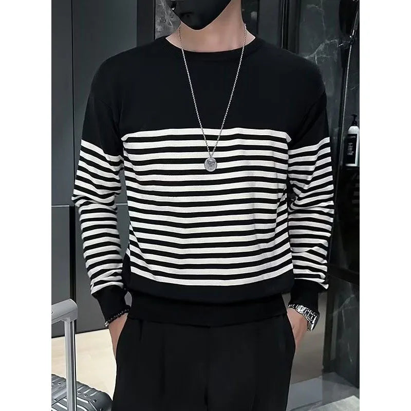 Modern Men’s Striped Sweater