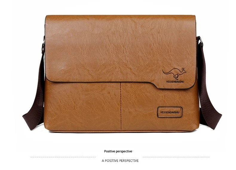 Men’s Messenger Bag – Timeless Sophistication for Stylish Men | Perfect for iPad and Laptop