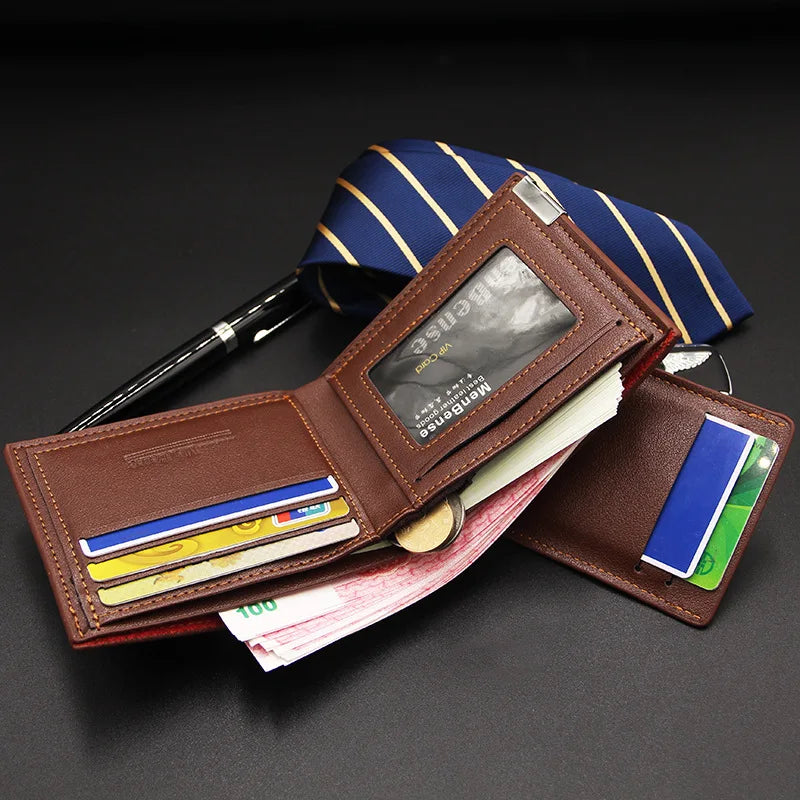 Men’s Wallet – Modern Design with Metal Detail