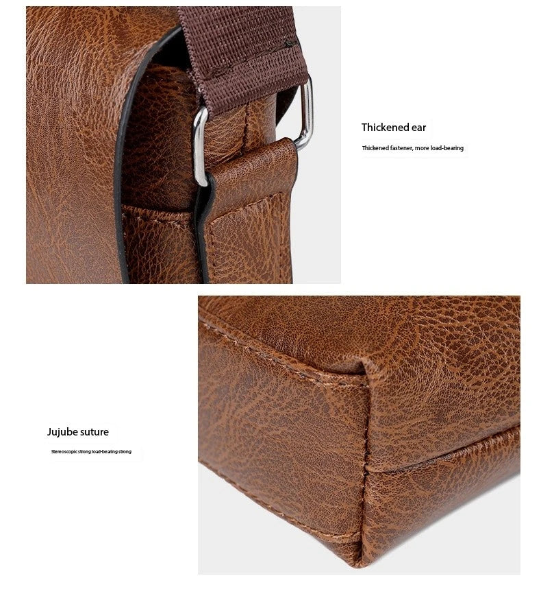 Men’s Messenger Bag – Timeless Sophistication for Stylish Men | Perfect for iPad and Laptop